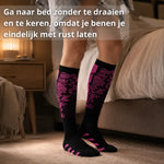 Compressiekousen blauw, ondersteuning bij spataders