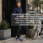 Orthopedische herenschoenen, comfortabele voetondersteuning