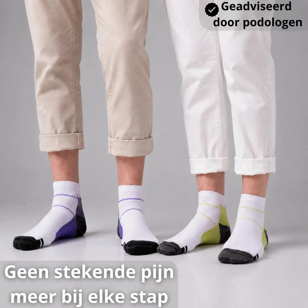 Compressiesokken – Hielspoor Sokken Voor Dagelijks Comfort - Postuurkleding - 